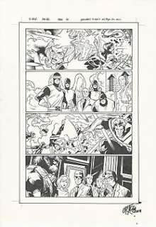 X-men Prime : Original Art Page #20 - by Leonard Kirk & Guillermo Ortego - EO | Catawiki