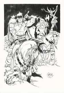 Conan The Barbarian & Red Sonja - by Paco Diaz - EO | Catawiki