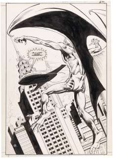 NEW TEEN TITANS #24 COMIC BOOK ORIGINAL ART SPLASH PAGE BY EDUARDO BARRETO. | Hake’s