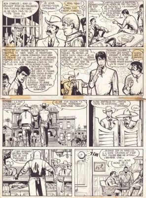Lot 613 - Jijé. Planche originale Jerry Spring | BDEnchères
