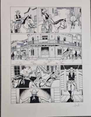 Henriet , Alain - planche originale (4) - La vallée des oubliées | Galerie des bulles