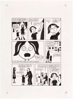 Marjane Satrapi | Persepolis (Original Book Art, page 65) | Sotheby’s