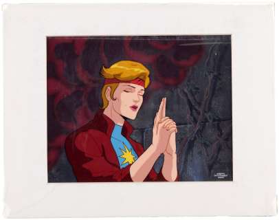 PRYDE OF THE X-MEN ANIMATION CEL (1989) - DAZZLER DANGER ROOM SEQUENCE. | Hake’s