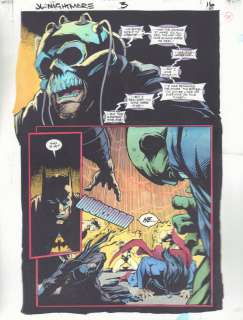 Anibal Rodriguez, Jeff Johnson, John Kalisz | Justice League: a Midsummer’s Nightmare #3 P.16 Color Guide Art - Know Man Reveals Himself As the One Manupulating Dr. Destiny - 1996 | Anthony’s Comic Book Art