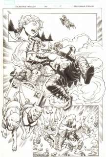 Nelson Decastro, Reilly Brown - Incredible Hercules, the #136 P.17 - Malekith And Grendell Action Vs. Hercuthor And Thorcules - 2009 Signed