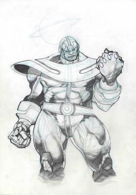 Simone Bianchi | Thanos pin- up | Simone Bianchi