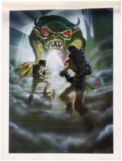 ELECTRONIC GAMES MAGAZINE (MARCH 1985) GHOSTBUSTERS ORIGINAL ART BY DUNCAN EAGLESON. | Hake’s