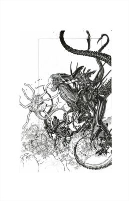 Nick Bradshaw | Broken Alien Queen READ THE LISTING BEFORE PURCHASING!!! | Art by Canucks