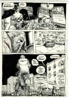 MOEBIUS Cauchemar blanc Encre de Chine pour la planche 3 du récit éponyme | Millon