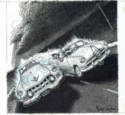 Gilbert Shelton | Gilbert Shelton Chooses A Few Of His Favourite Numbers – Couverture CD | La Galerie de la Bande Dessinée