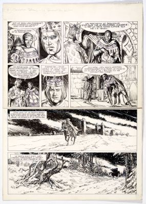 Funcken (Fred Et... | Lot 3 - Funcken (Fred et Liliane) Le Chevalier blanc - Planche... | Tessier Sarrou