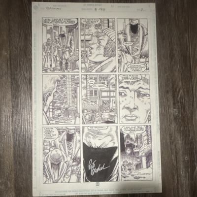 DC Ragman Original Art Signed by Pat Broderick issue 5 page page 2 with COA | eBay US (Buy It Now)