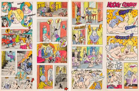 Szarlota Pawel (1947 - 2018) | Szarlota Pawel (1947 - 2018) | Komiks satyryczno-erotyczny, 1982 | Desa Unicum