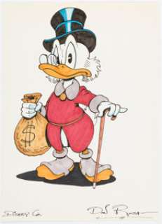 Don Rosa - Uncle Scrooge Specialty Illustration Original Art (undated). ... | Heritage