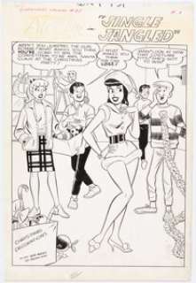 Dan Decarlo And Rudy Lapick | Archie Giant Series Magazine #25 Splash Page 1 Original Art (Archie, 1964).... | Heritage