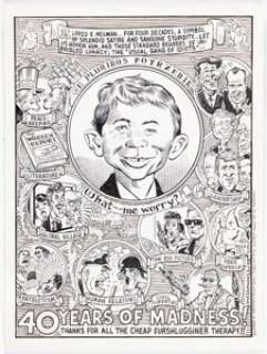 Pete McDonnell and Al Gordon San Diego Comic-Con Souvenir Book MAD Magazine Illustration Ori... | Heritage