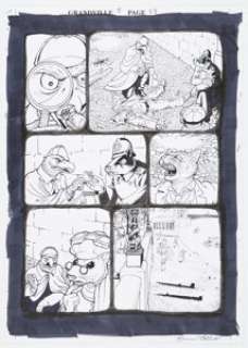 Bryan Talbot - Grandville #[5] - Force Majeure Story Page 26 Original Art (Dark Horse, 2017)....
