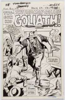 Ayers, Dick | Dick Ayers Two Gun Kid #69 Splash Page 1 Original Art (Marvel, 1964).... | Heritage