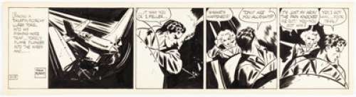 Robbins, Frank | Frank Robbins Scorchy Smith Daily Comic Strip Original Art dated 4-14-41 (Associated Press, 1941). ... | Heritage