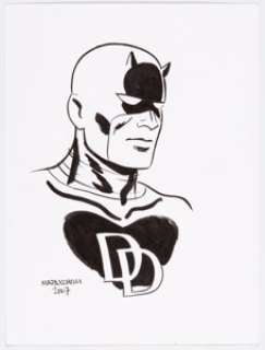Mazzucchelli, David | David Mazzucchelli -Daredevil Illustration Original Art (2007).... | Heritage