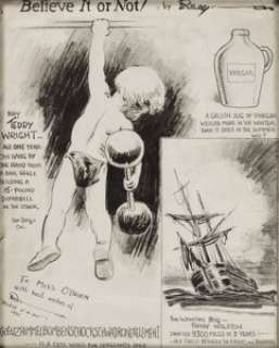 Ripley, Robert | Robert Ripley Ripley’s Believe It or Not! Comic Strip Original Art (c. 1932).... | Heritage