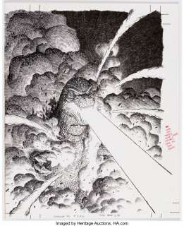 Adams, Arthur - Arthur Adams Dark Horse Classics: Terror of Godzilla #3 Cover Original Art (Dark Horse, 1998)....