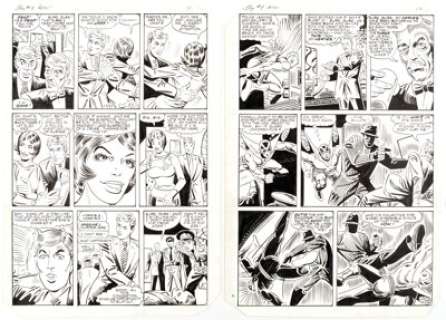 Ditko, Steve | Steve Ditko The Fly #8 Story Pages 9 and 10 Original Art (Archie, 1984).... (Total: 2 Original Art) | Heritage