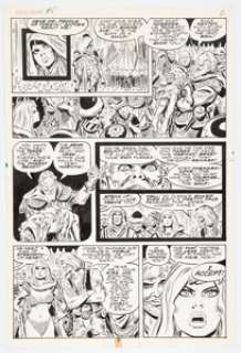 Thorne, Frank | Frank Thorne Marvel Feature #5 Story Page 2 Original Art (Marvel, 1976).... | Heritage