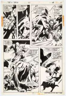 Colan, Gene | Gene Colan and Tom Palmer Tomb of Dracula #20 Story Page 16 Original Art (Marvel, 1974).... | Heritage