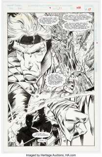 Lashley, Ken - Ken Lashley and Al Milgrom Excalibur #82 Story Page 12 Original Art (Marvel, 1994)....