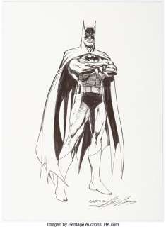 Adams, Neal | Neal Adams- Batman Illustration Original Art (undated).... | Heritage