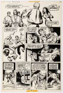 Zeck, Mike | Mike Zeck and Jim Mooney Master of Kung Fu #55 Story Page 16 original art (Marvel, 1977).... | Heritage
