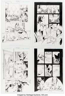 Hadley, Amy - Amy Reeder Hadley and Richard Friend Madame Xanadu #9 Story Pages Original Art Group of 4 (DC, 2009).... (Total: 4 Original Art)