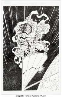 Lim, Ron - Ron Lim and Cory Hamscher Skaar: Son of Hulk #9 Splash Page 21 Original Art (Marvel, 2009)....