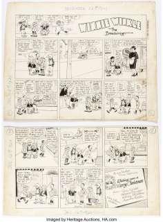 Branner, Martin | Martin Branner Winnie Winkle Sunday Comic Strip Original Art dated 12-12-26 (Chicago Tribune, 1926). ... | Heritage