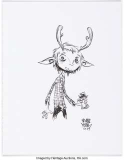 Young, Skottie - Skottie Young -Sweet tooth Sketch Original Art (2017)....