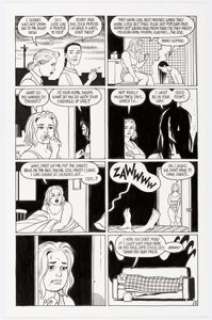 Hernandez, Jaime | Jaime Hernandez Love and Rockets V2#1 Story Page 5 Maggie Original Art (Fantagraphics, 2001).... | Heritage