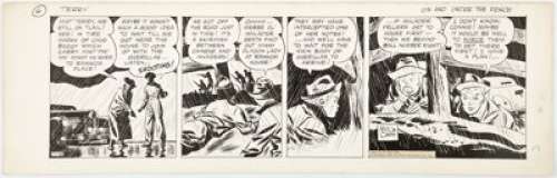 Caniff, Milton | Milton Caniff Terry and the Pirates Daily Comic Strip Original Art dated 11-16-40 (News Syndicate Company, 1940). ... | Heritage