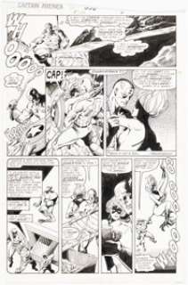 Dwyer, Kieron | Kieron Dwyer and Danny Bulanadi Captain America #358 Story Page 9 Original Art (Marvel, 1989).... | Heritage