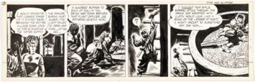 Caniff, Milton | Milton Caniff Terry and the Pirates Daily Comic Strip Original Art dated 4-28-44 (News Syndicate, 1944). ... | Heritage