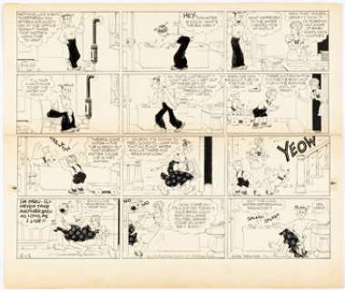 Young, Chic | Chic Young Blondie Sunday Comic Strip Original Art dated 6-12-38 (King Features Syndicate, 1938). ... | Heritage