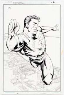 Porter, Howard | Howard Porter and Art Thibert Countdown #20 Superman Splash Page 2 Original Art (DC, 2008).... | Heritage