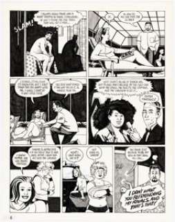 Hernandez, Jaime | Jaime Hernandez Love and Rockets #27 Story Page 4 Maggie and Vicki Glori Original Art (Fantagraphics, 1988).... | Heritage