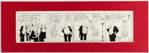 McManus, George | George McManus Bringing Up Father Daily Comic Strip Original Art dated 10-21-29 (King Features Syndicate, 1929). ... | Heritage