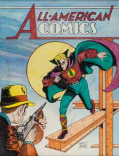 Moldoff, Sheldon | Sheldon Moldoff All-American Comics #16 Green Lantern Cover Re-Creation Original Art (1993).... | Heritage
