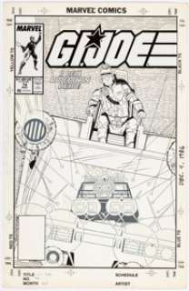 Rogers, Marshall | Marshall Rogers and Bob McLeod G.I. Joe, A Real American Hero #79 Unpublished Cover Original Art (Marvel, 1988).... | Heritage