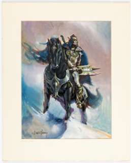 Kelly, Ken | Ken Kelly Bili The Axe Paperback Preliminary Cover Original Art (Signet, 1983).... | Heritage