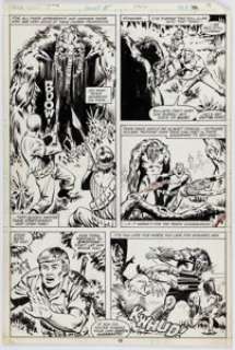 Perlin, Don | Don Perlin and Bob Wiacek Man-Thing #5 Story Page 12 Original Art (Marvel, 1980).... | Heritage