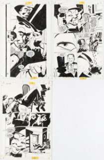 Dc Artist | Tony Salmons Vigilante: City Lights, Prairie Justice #2 Story Pages 22-24 Original Art (DC, 1995).... (Total: 3 Original Art) | Heritage