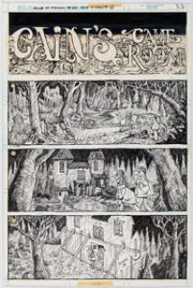 Aragonés, Sergio | Sergio Aragones House of Mystery #251 " Cain’s Game Room" Complete 1-Page Story Origin al Art (DC, 1977).... | Heritage